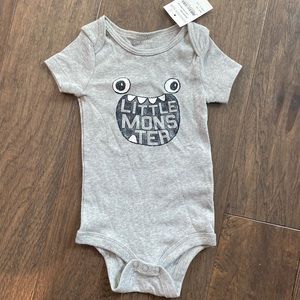 Joe Fresh Little Monster Short Sleeve Onesie